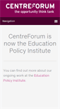 Mobile Screenshot of centreforum.org